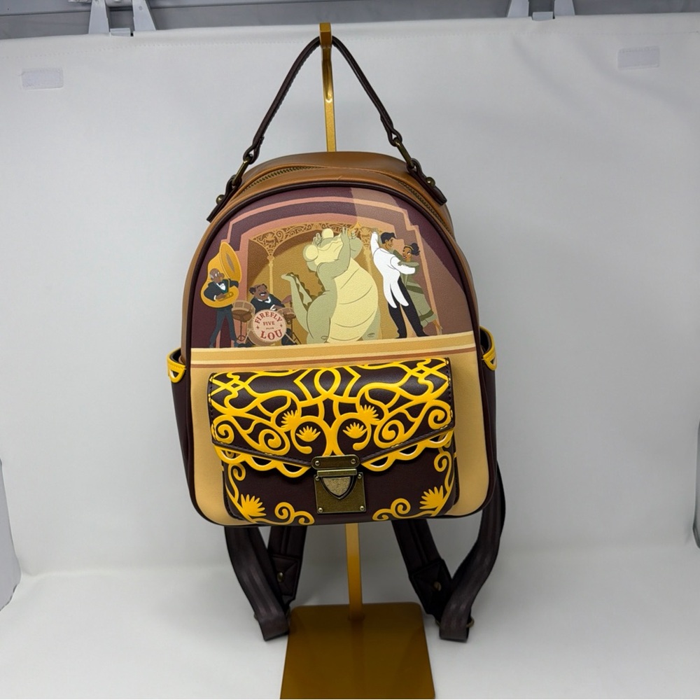 Our Universe Princess & the Frog Firefly Jazz Mini Backpack NWOT